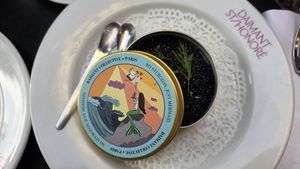 Caviar at Daimant Saint-Honoré in Paris
