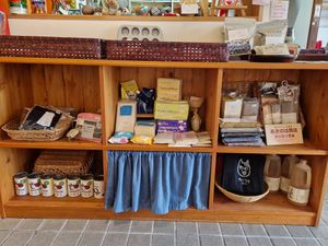 Organic products at Karikari-chan in Himeji