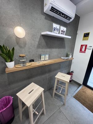 Seating   at Placeo Coffee in Madrid