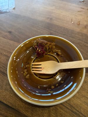 Financier au pistaches so good I devoured it before getting a chance to take a picturee  at Atelier P1 in Pantin