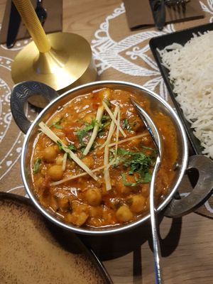 Chana Masala - vegan at Chutney On Top in Munich
