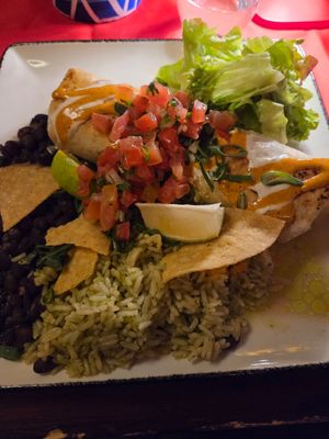 Veganer Burrito at Restaurant "Don Quichotte" in Rust