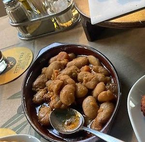 Baked butter beans at Taverna Perama   in Rhodes