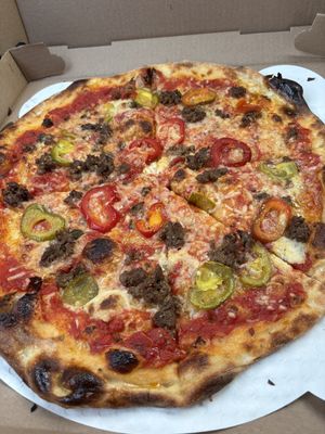   at Trixie's Vegan Pizza in Beacon