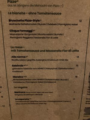Menu  at Zampano Pizza To Go in Frankfurt