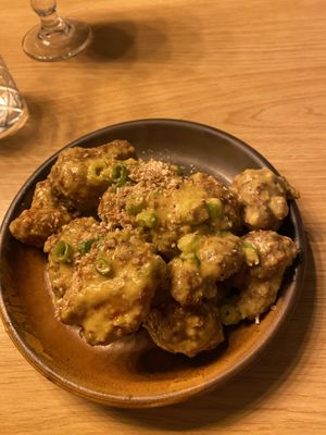 Katsu cauliflower   at The Bank Bar and Tapas in Dumfries