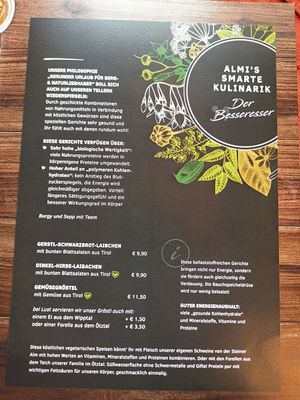 2 vegan meals at Almi's Berghotel in Obernberg Am Brenner