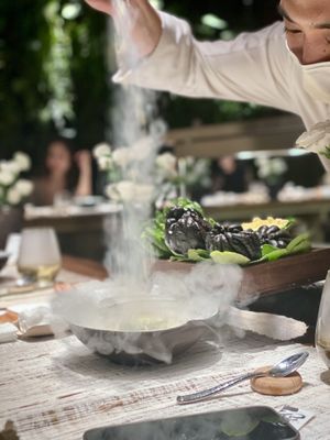 Aged bergamot sorbet  at Zhizhu Plant Based Kitchen in Guangzhou