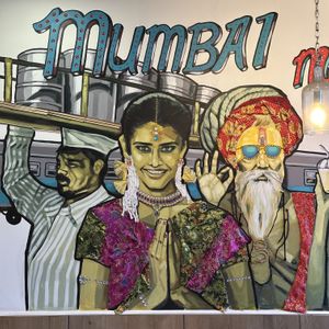 Mural (Restaurant Interior)   at Chowpatty Culture in Toronto