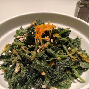 kale and much more salad. served with a smile at Pure and Whole - Shanghai Centre in Shanghai