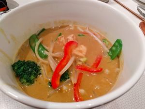 Laksa at Pure and Whole at Pure and Whole - Shanghai Centre in Shanghai