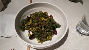 Kale quinoa salad was good, cooked but cold at Pure and Whole - Shanghai Centre in Shanghai