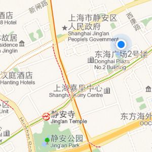 correct map location at Pure and Whole - Shanghai Centre in Shanghai