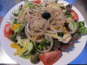 Insalata Mista (mixed salad) at Canossa in Saarbrucken