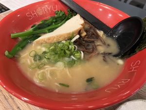 Vegan White Natural Ramen  at Shoryu Ramen - Regent St in South West London