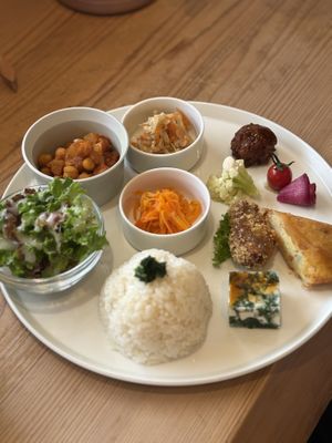 We had a beautiful and tasty meal at this lovely local vegan restaurant. I would highly recommend stopping by for a delicious lunch!   at Tanakokoro in Nagano