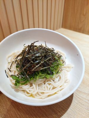 Flaxseed Seaweed Noodles ($ 169) at Apekhā Vegetarian - Yizhong - 阿潘家幸福蔬食 中店 in Taichung