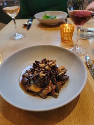 Oyster mushrooms at Twelve in Portland