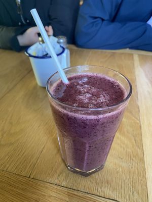 Blueberry & Ginger Smoothie  at Boston Tea Party - Whiteladies Rd in Bristol