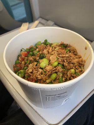 Katsu Curry Stir-Fry Style  at Itsu - Victoria Station in South West London