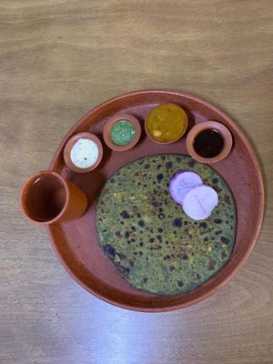 Palak paratha - Indian spinach at Jai Singh's Chapti in Butterworth