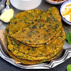 Methi Paratha -Fenugreek at Jai Singh's Chapti in Butterworth