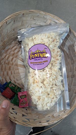 Vegan cheddar popcorn at Bulk Candy Store  in West Palm Beach
