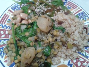 Vegetable stew at The Hub at Healthy Spirit in Manchester