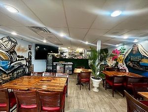 Inside  at Alkofeia Restaurant in Bayonne