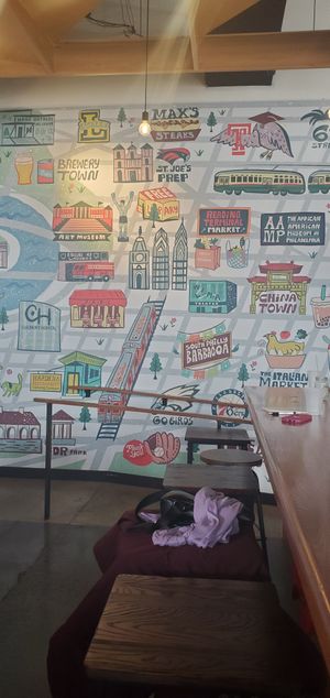 Mural at Two Locals Brewing in Philadelphia
