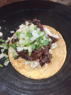 Daily special, hibiscus flower (wasn’t a fan but cool concept)  at Boca  in Tucson