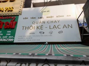 Main sign at Lạc An in Ho Chi Minh City