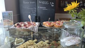 Sweets  at Tytti's Bakery in Lappeenranta