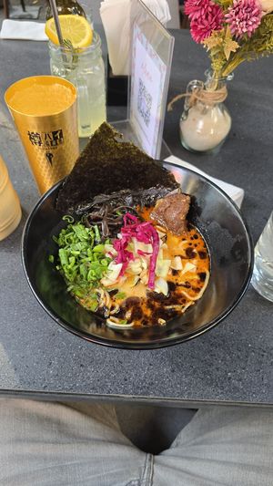 Red Tonkotsu at Vegan Ramen Mei - Polanco in Mexico City
