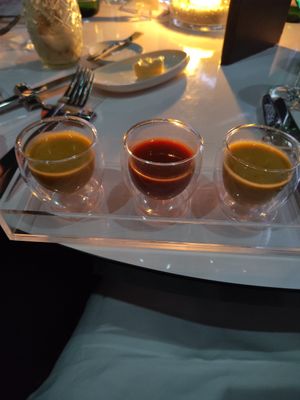 Three soups at Fantissima - Phantasialand in Bruehl