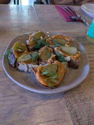 Onion butter bread at Larmo in Katowice