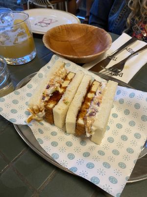 Tofu katsu sando  at Part Time Lover in Adelaide
