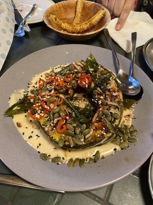 Soy glazed pumpkin with miso   at Part Time Lover in Adelaide