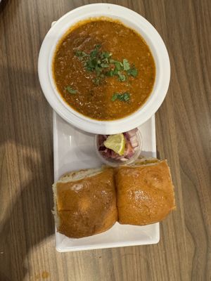 Pav Bhaji  at Honest Restaurant Scarborough in Scarborough
