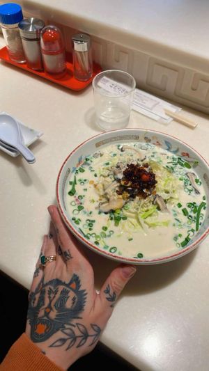   at Ramen Komurasaki Tenmonkan in Kagoshima