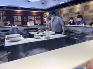   at Ramen Komurasaki Tenmonkan in Kagoshima