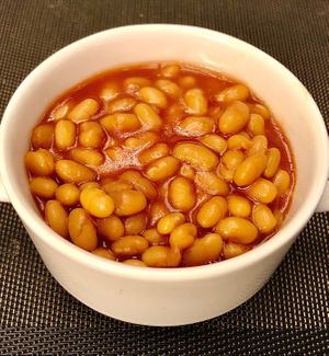 Baked beans at Corniche All Day Dining Restaurant in Abu Dhabi
