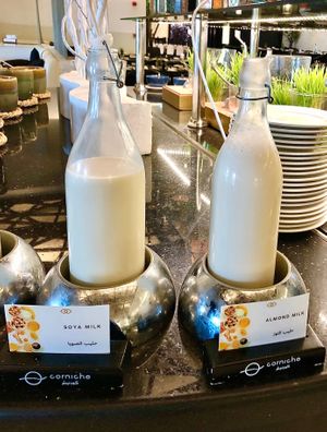 Milk alternatives  at Corniche All Day Dining Restaurant in Abu Dhabi