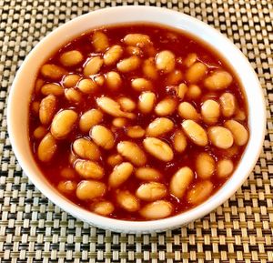 Baked beans at Jalun in Dubai
