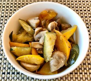 Sautéed mushrooms  at Jalun in Dubai