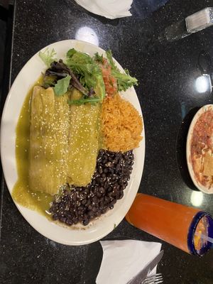 vegan tamales   at Adelitas Taqueria in San Jose