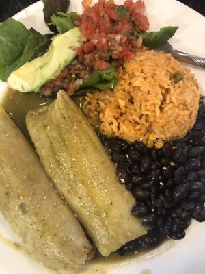 Vegan Tamales 🌱 at Adelitas Taqueria in San Jose