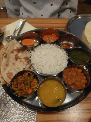 Wow, wat een feest 😋 at Rama's Pure Veg in Arnhem