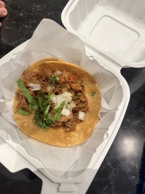 birria tacoos  at Tacotarian - Miracle Mile in Las Vegas