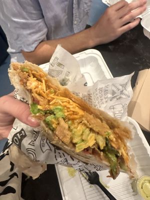 cross section  at Tacotarian - Miracle Mile in Las Vegas